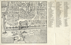 214010 Plattegrond van het terrein tussen het Janskerkhof/de Domkerk en de stadsbuitengracht (noordwestzijde) te ...